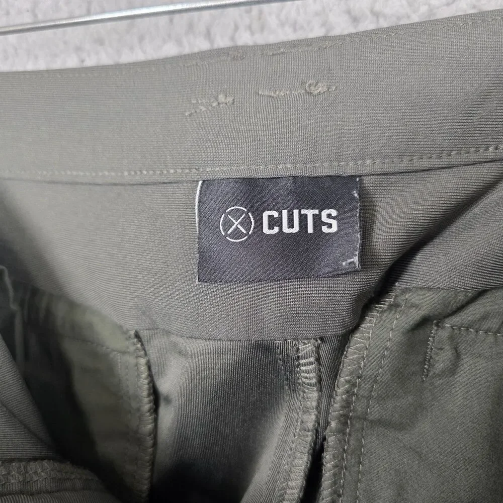 CUTS Clothing Men's Green Chino Pants Performance Office Size 36x34 - Picture 4 of 11